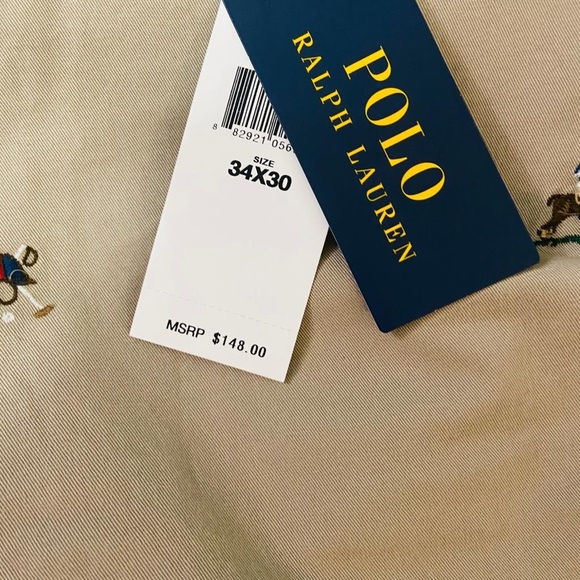 RALPH LAUREN Graphic Chino  Jeans Pants - Picture 7 of 7